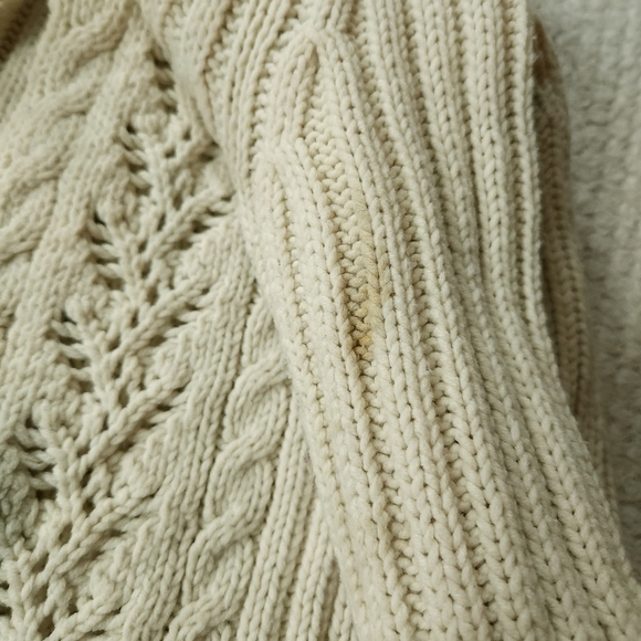 Express sz M Fringe Knit Sweater Cardigan - Picture 9 of 9